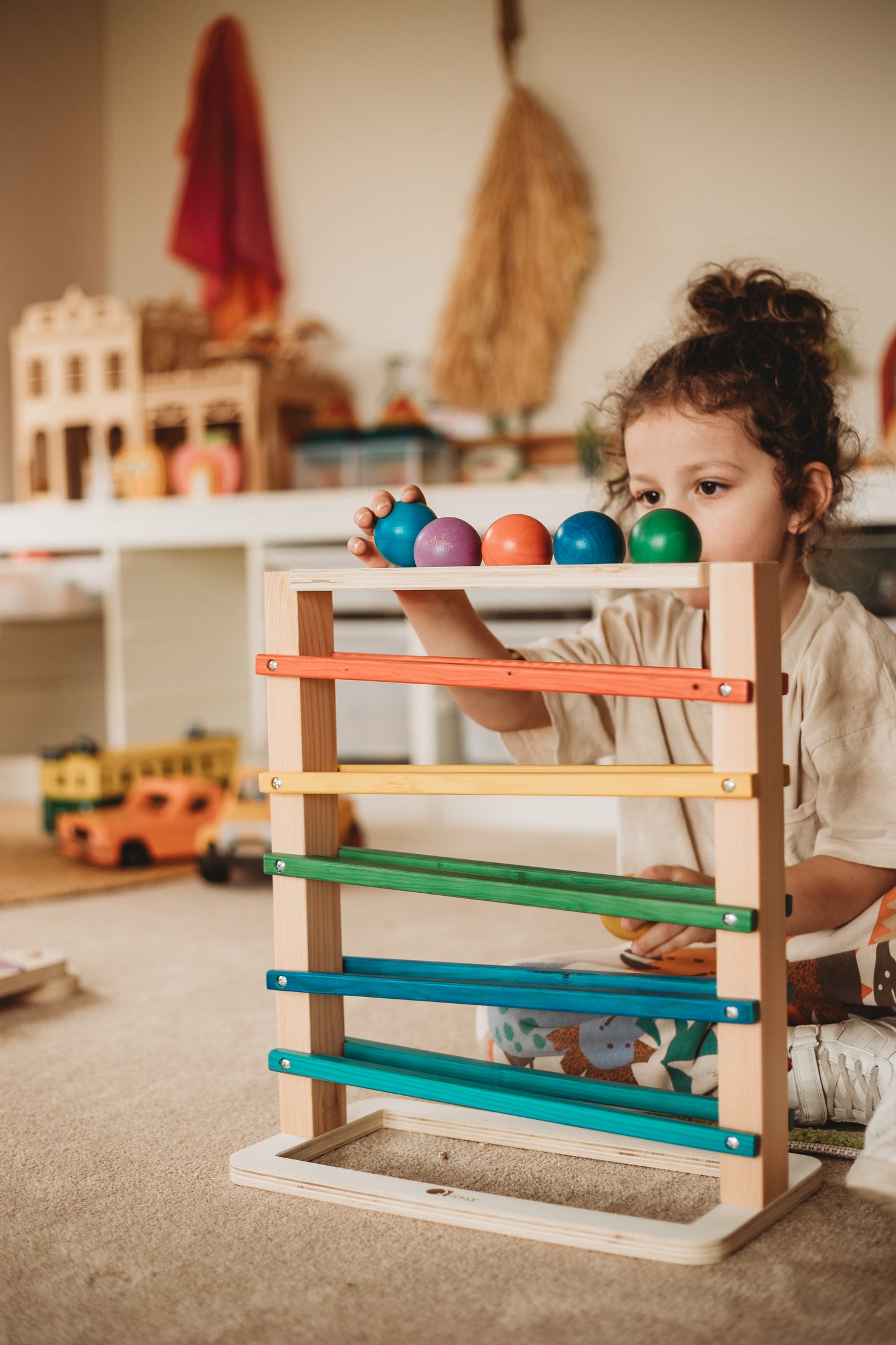 Track a ball rack