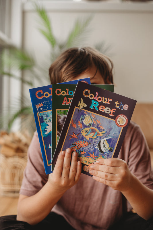 Set of 3 Colouring Books