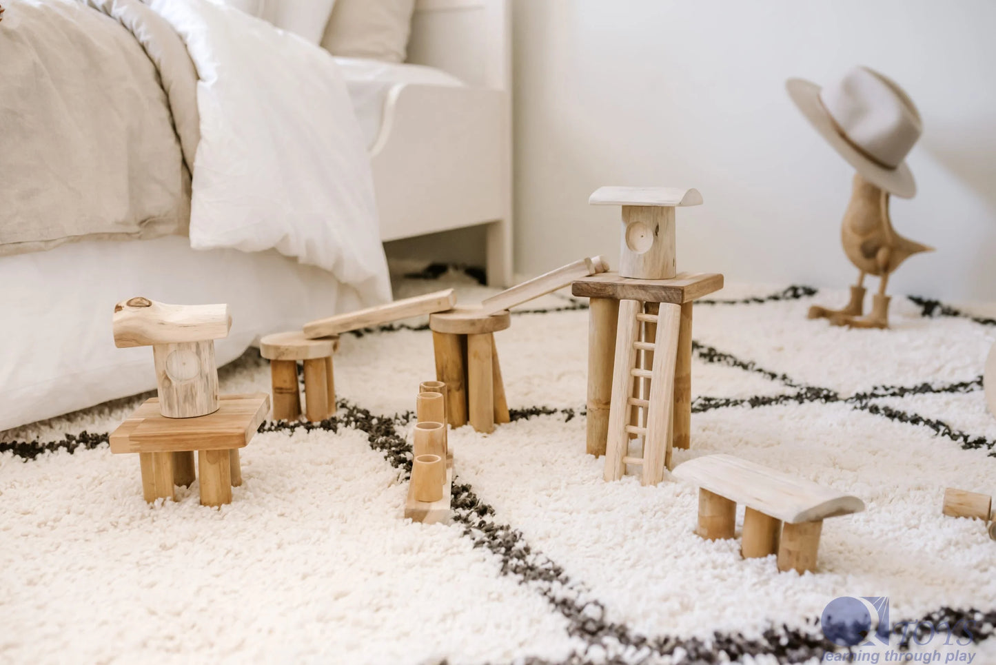 Bamboo Building Block Set of 50