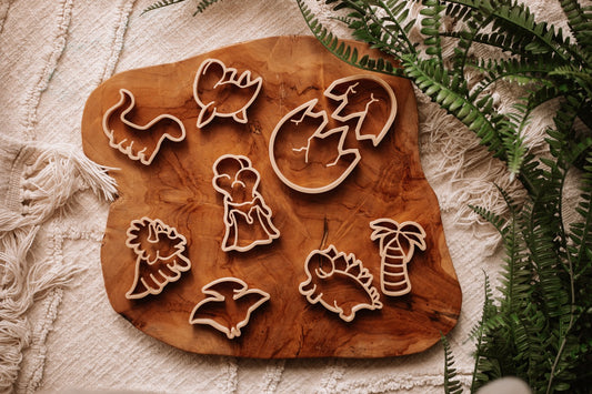 Baby Dinosaur Eco Cutter - Set of 8