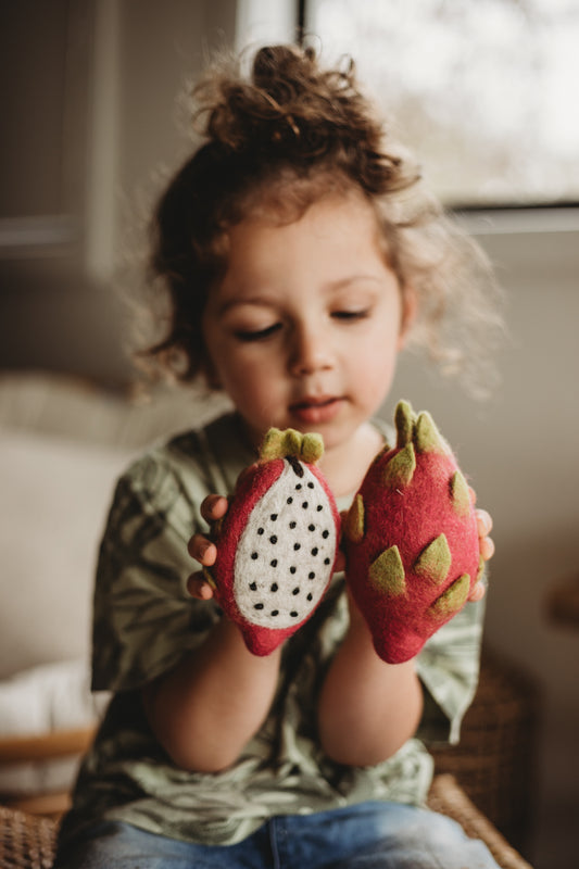 Felt Dragon Fruit (Set of 2)