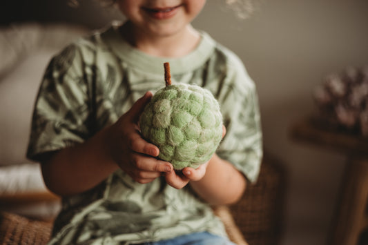 Felt Custard Apple Fruit
