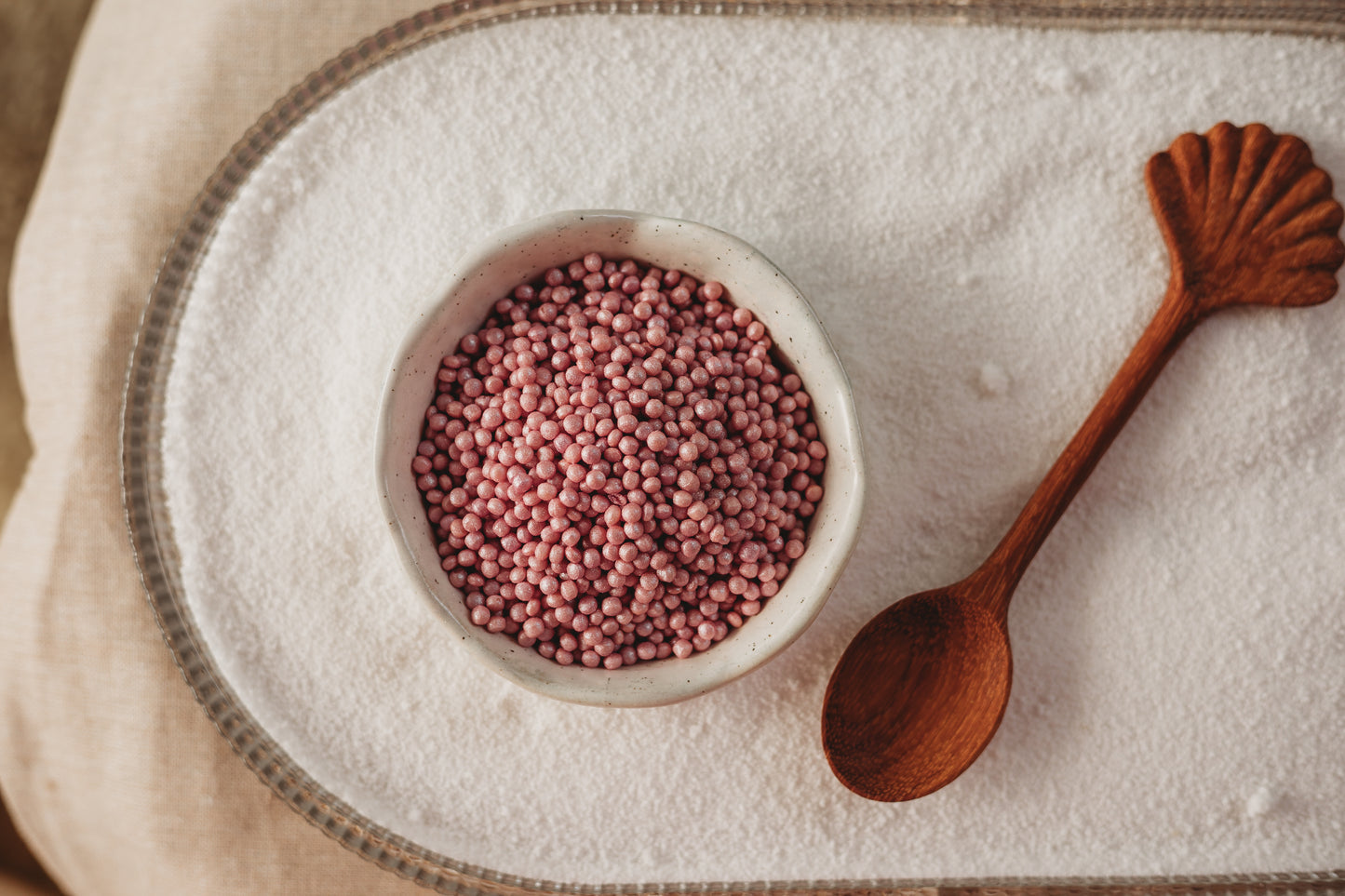 Aurora - Pink Shimmery Ocean Eggs - SMALL - Potion Play & Sensory Ingredients
