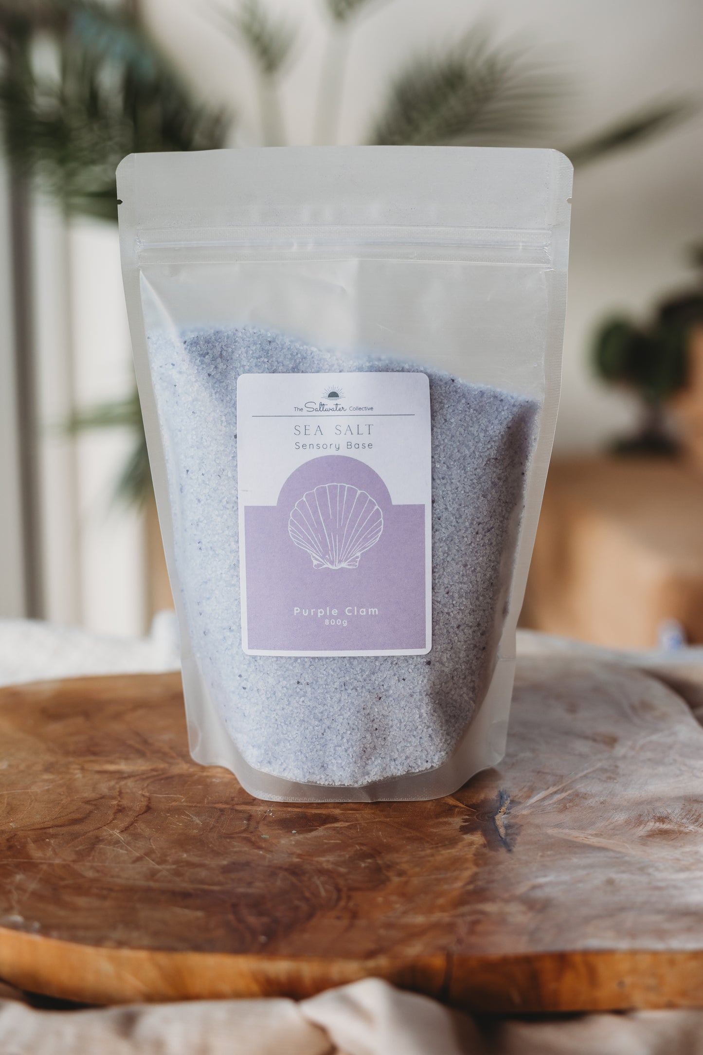 Purple Clam - Colour Sea Salt Sensory Play Tray