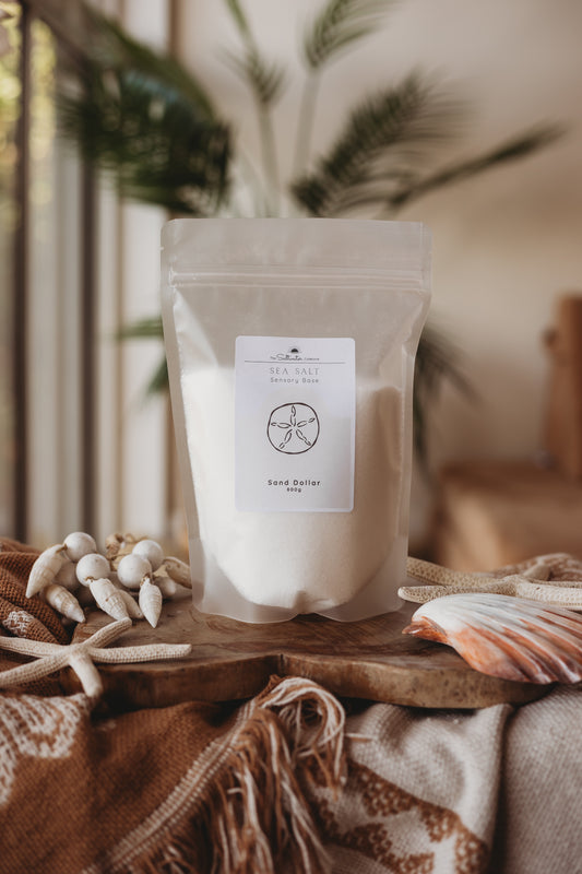 Sand Dollar - White Coloured Sensory Salt