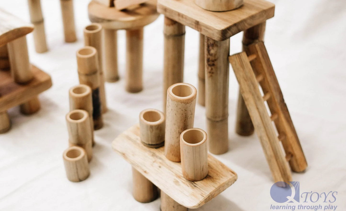 Bamboo Building Block Set of 50