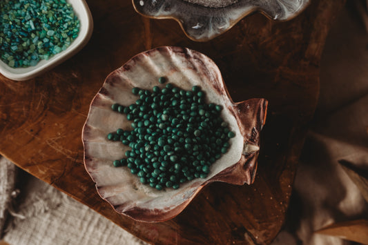 Deep Sea - Dark Green Pearlescent Drops - Pearly Potion Play Ingredients