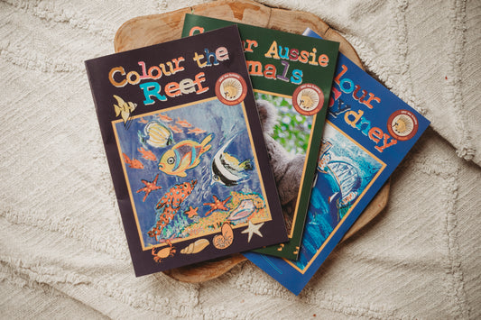 Set of 3 Colouring Books