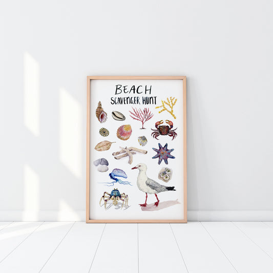 Beach Hunt Print