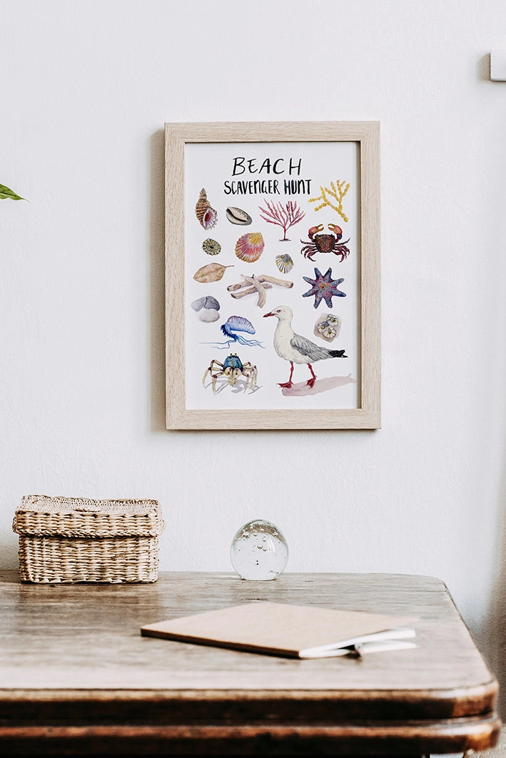 Beach Hunt Print
