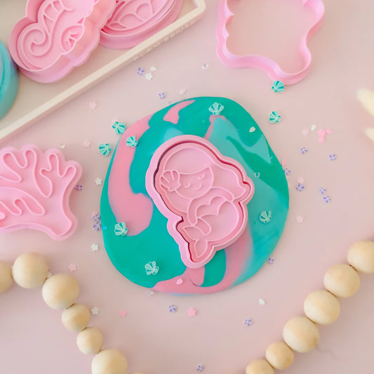 Mermaid - Eco Playdough Stamp