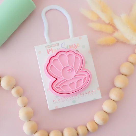 Mermaid Shell - Eco Playdough Stamp