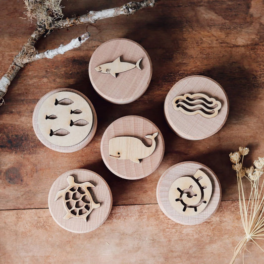 Ocean Wooden Stampers