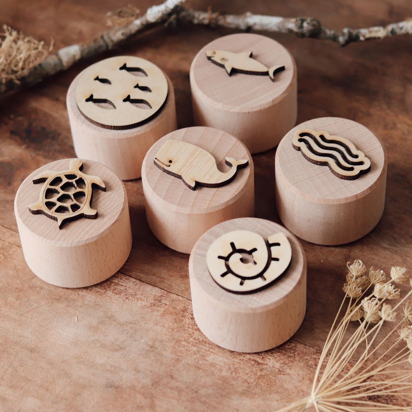 Ocean Wooden Stampers