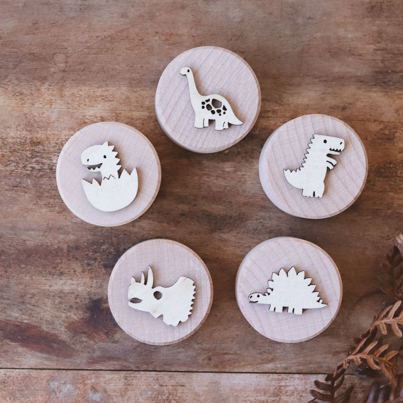 Dinosaur Wooden Stampers
