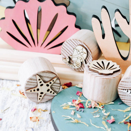 Mermaid Wooden Stampers