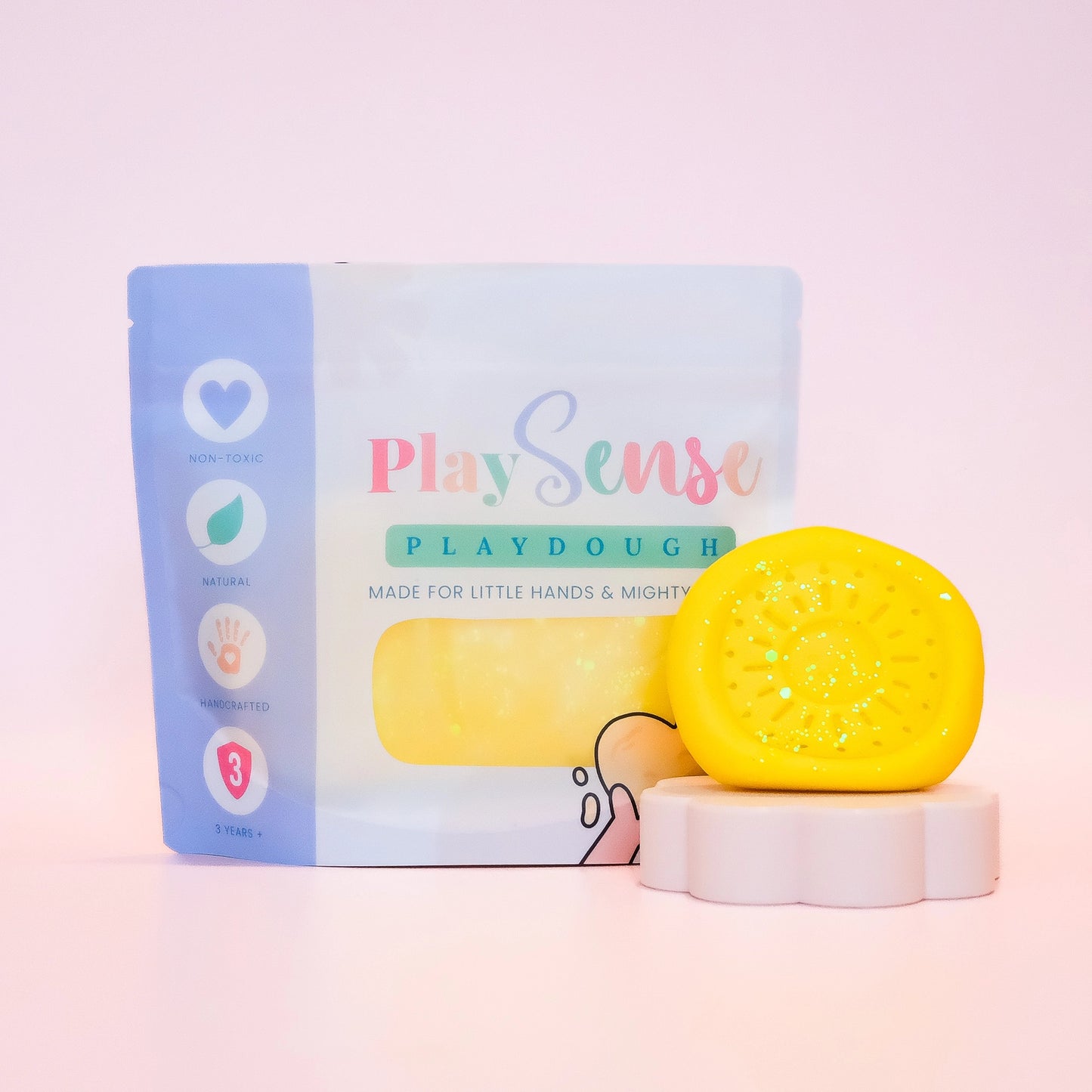 Play Sense Dough | Bright Yellow | Pineapple Scented