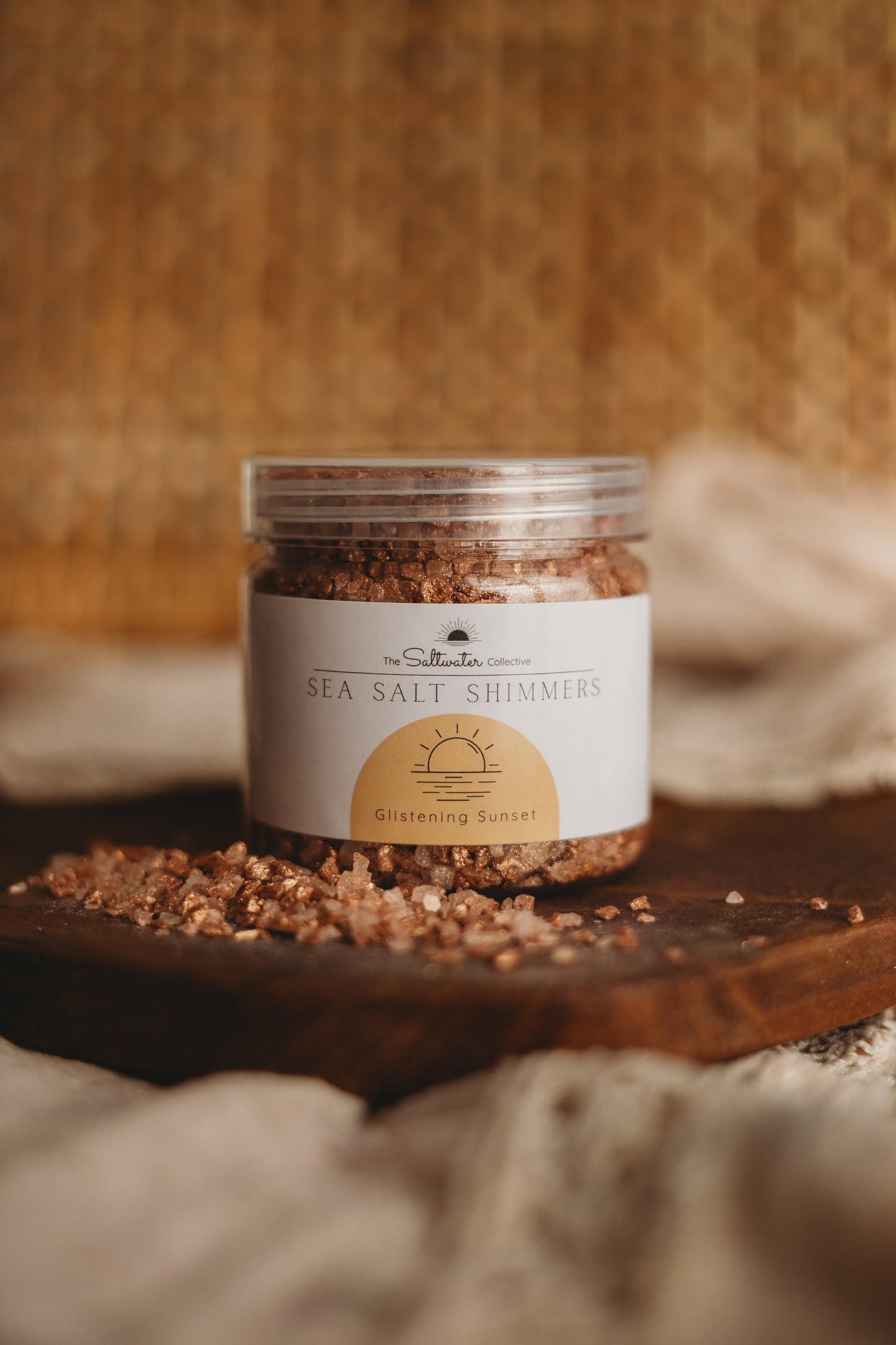 Glistening Sunset - Sea Salt Shimmers 200g