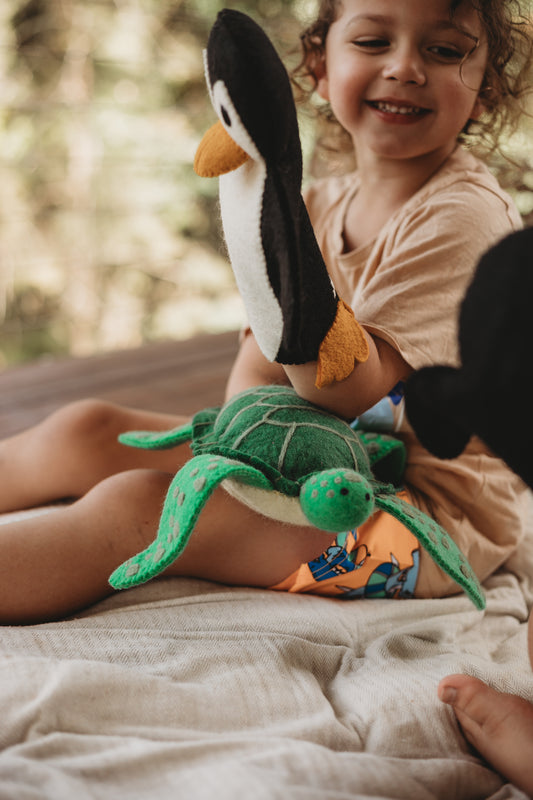 Waru the Sea Turtle Hand Puppet