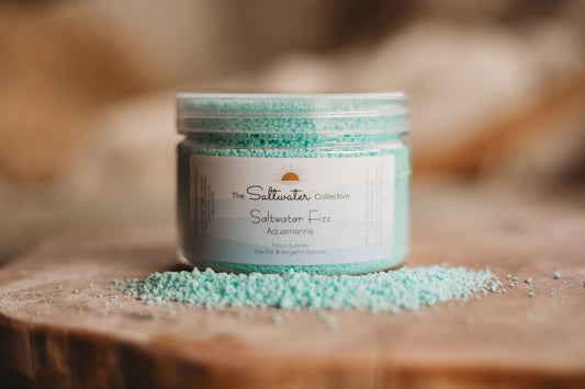 aquamarine turquoise potion kit fizz 250g the saltwater collective