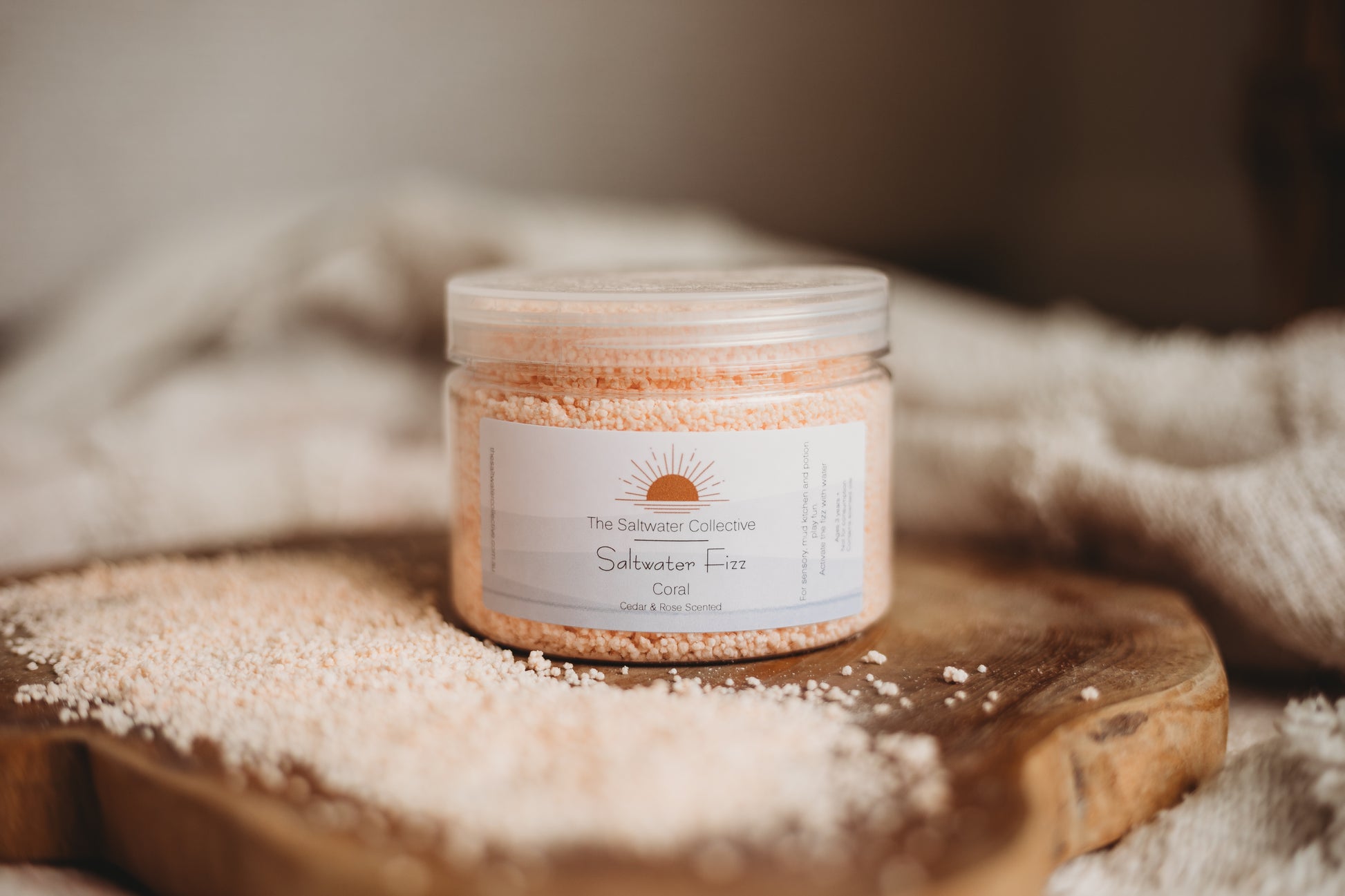 coral orange sensory potion kit fizz 250g the saltwater collective