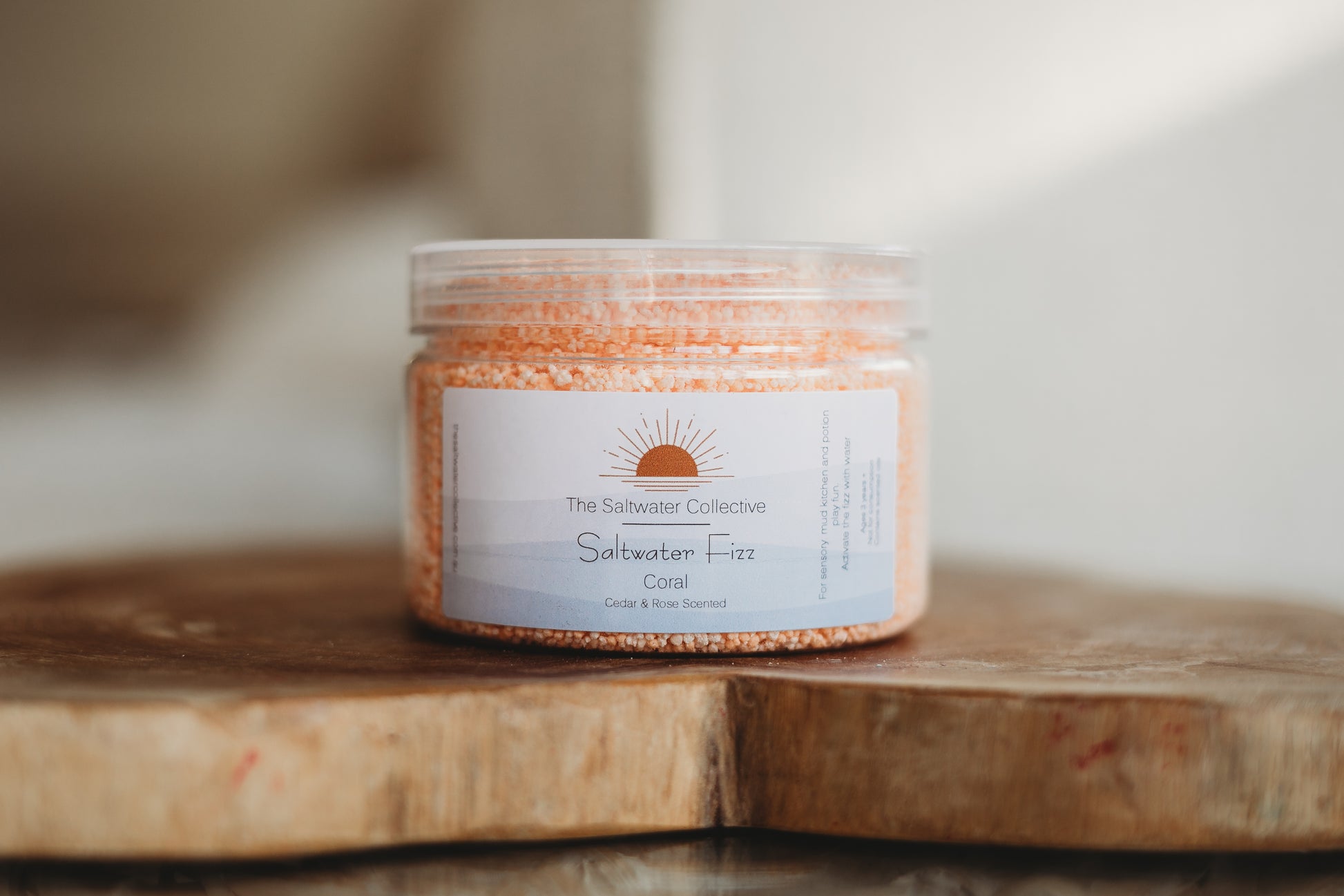 coral orange sensory potion kit fizz 250g the saltwater collective