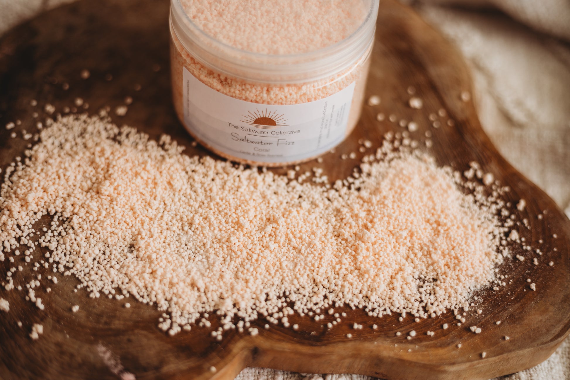 coral orange sensory potion kit fizz 250g the saltwater collective