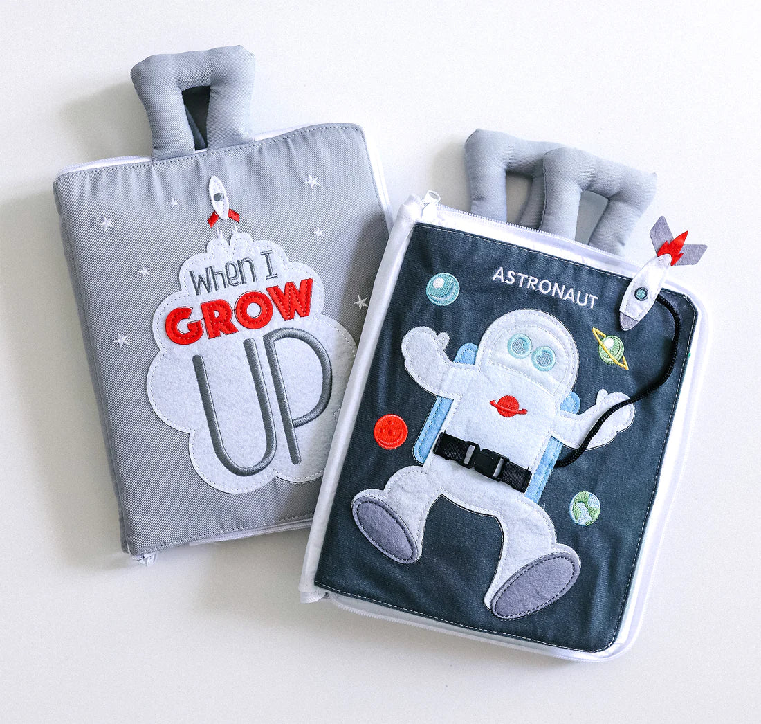 curious columbus When I Grow Up - Fabric Activity Book