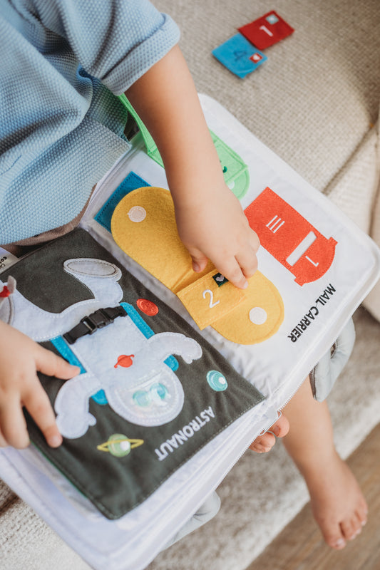 curious columbus When I Grow Up - Fabric Activity Book