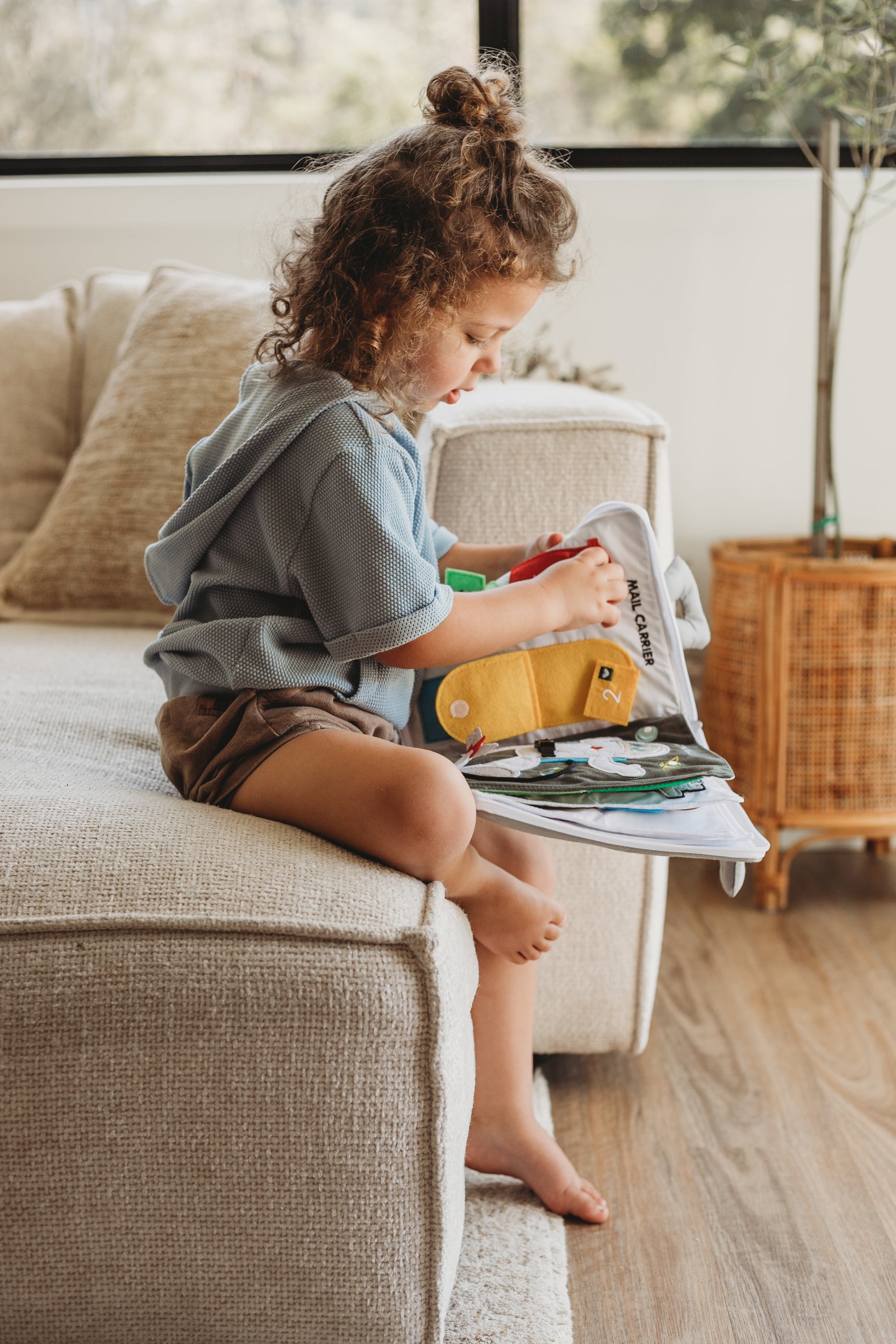curious columbus When I Grow Up - Fabric Activity Book