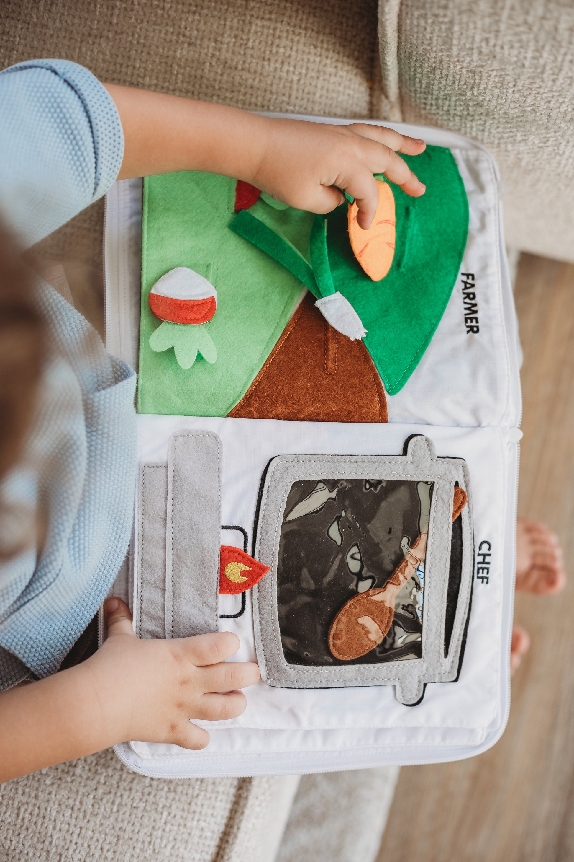 curious columbus When I Grow Up - Fabric Activity Book