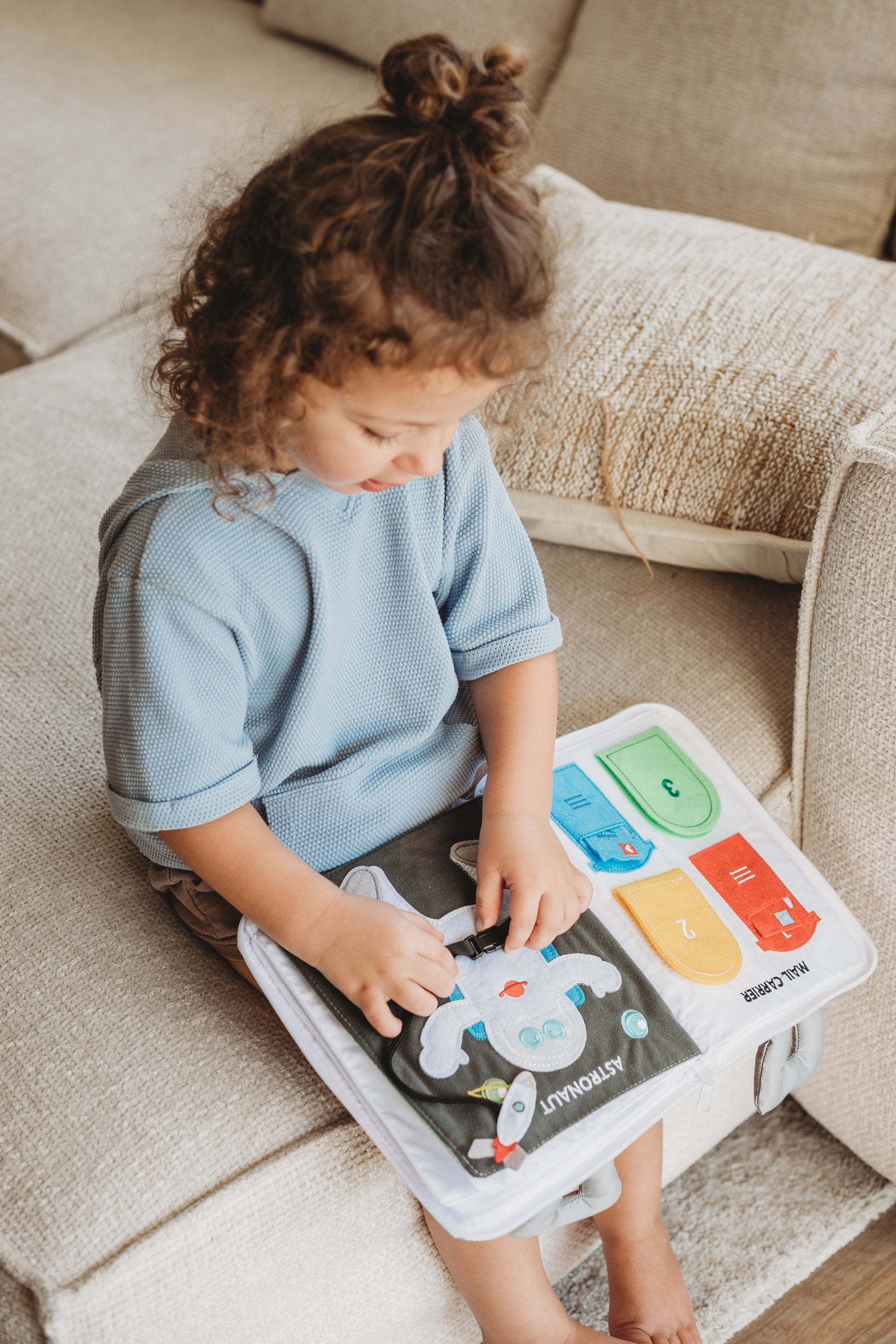 curious columbus When I Grow Up - Fabric Activity Book