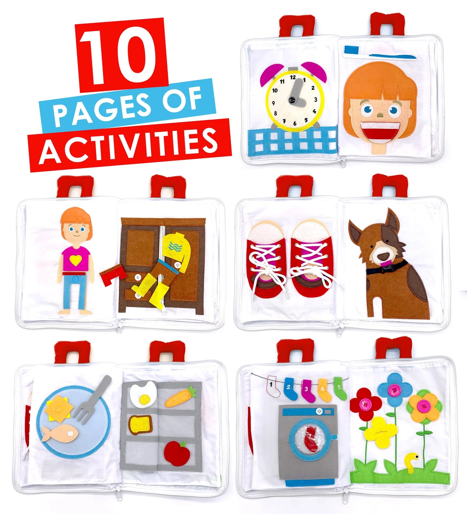 curious columbus my big day out fabric activity book