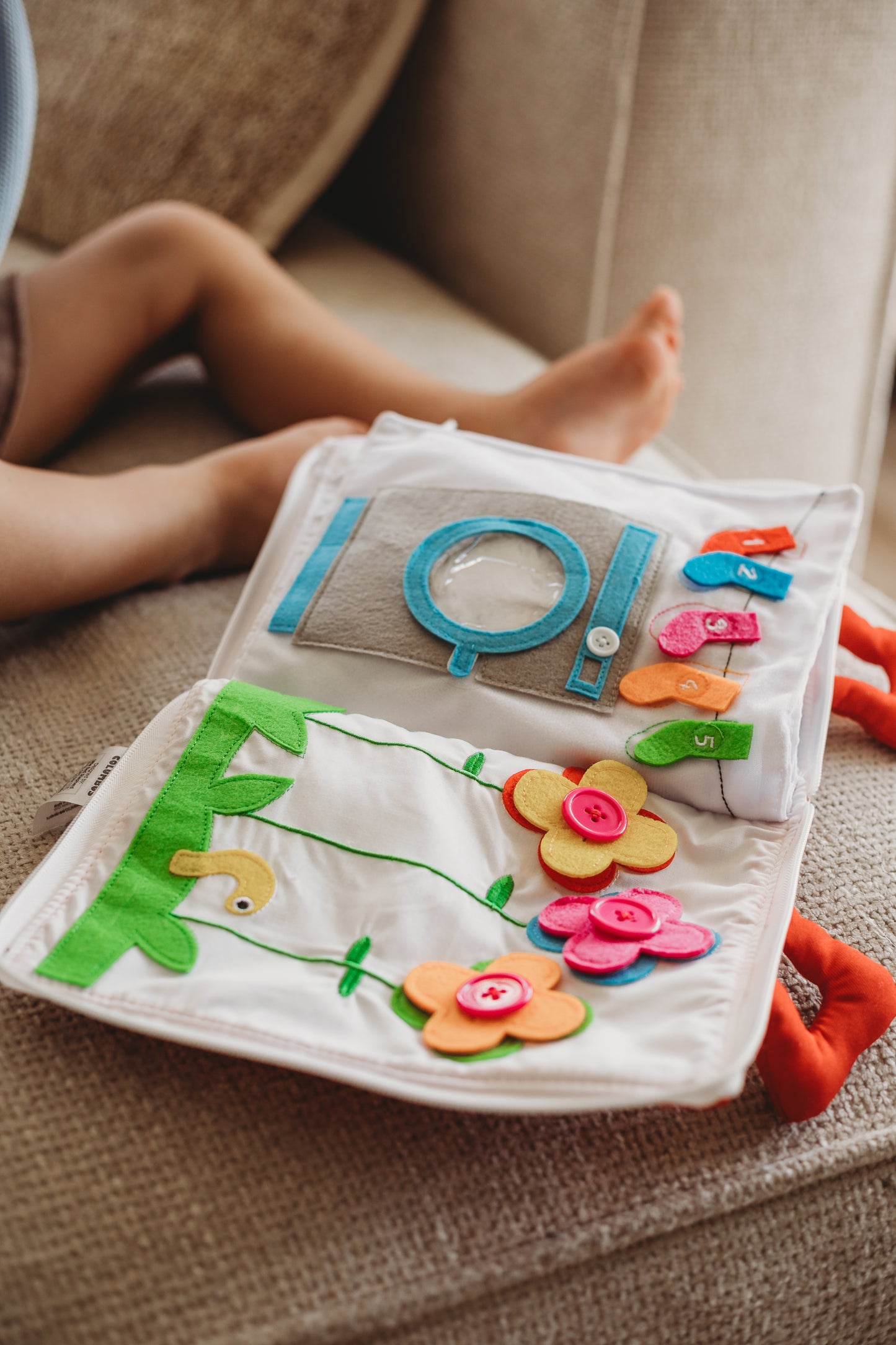 curious columbus my big day out fabric activity book