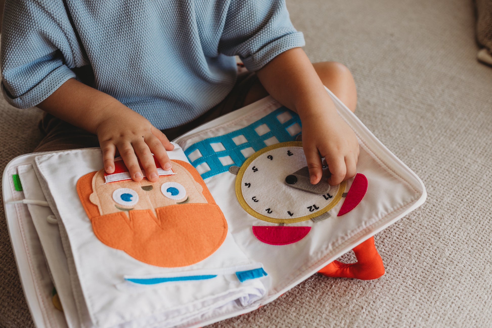 curious columbus my big day out fabric activity book