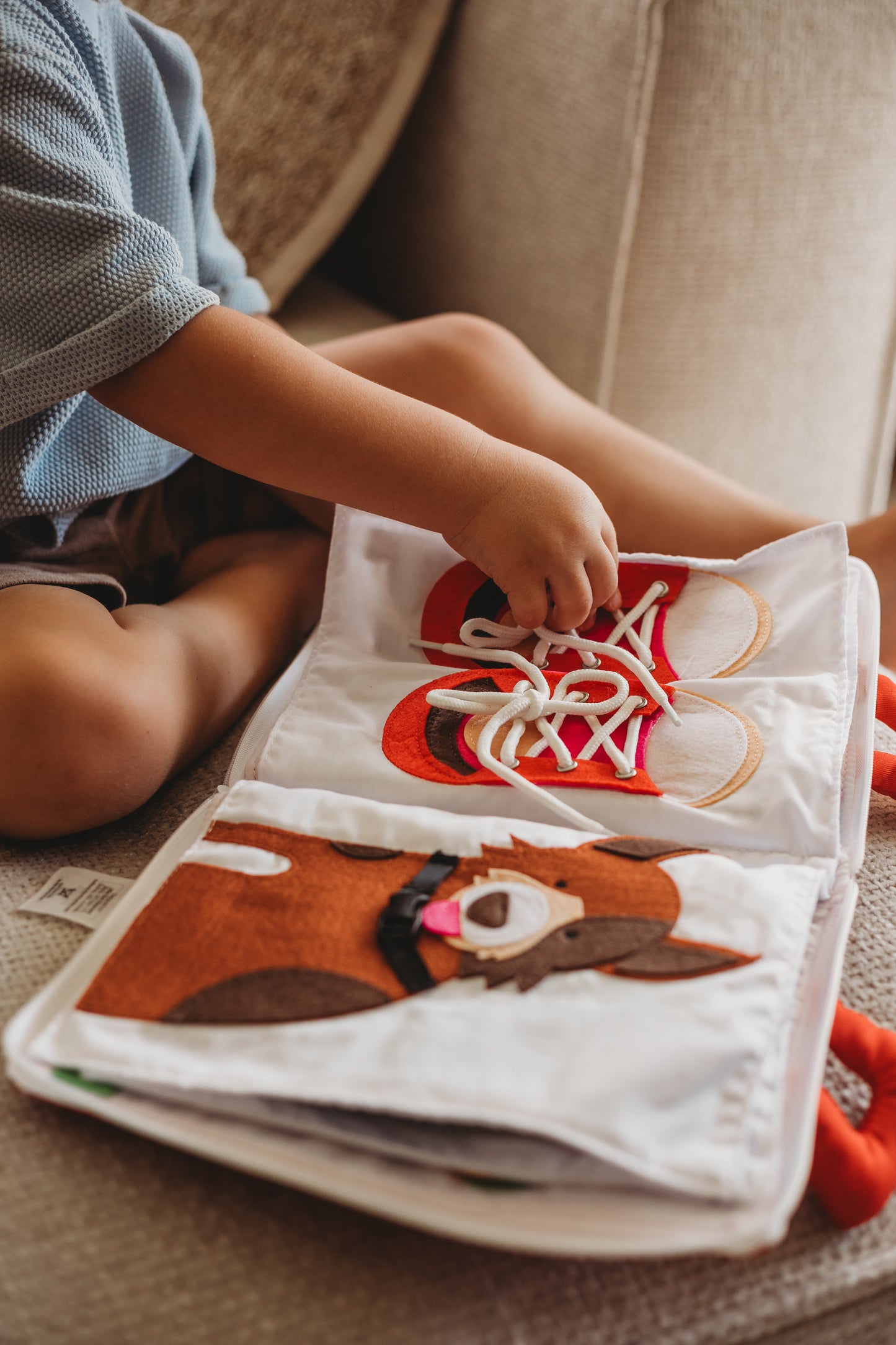 curious columbus my big day out fabric activity book