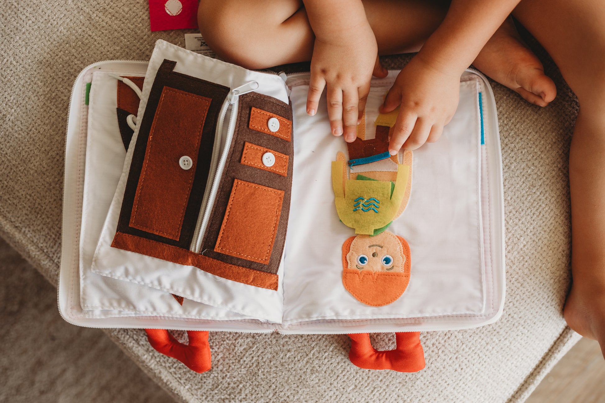 curious columbus my big day out fabric activity book