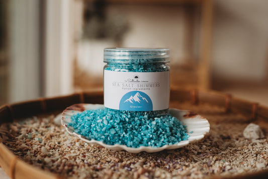 Glacier - Light Blue Sea Salt Shimmers SMALL - Potion Play & Sensory Ingredients