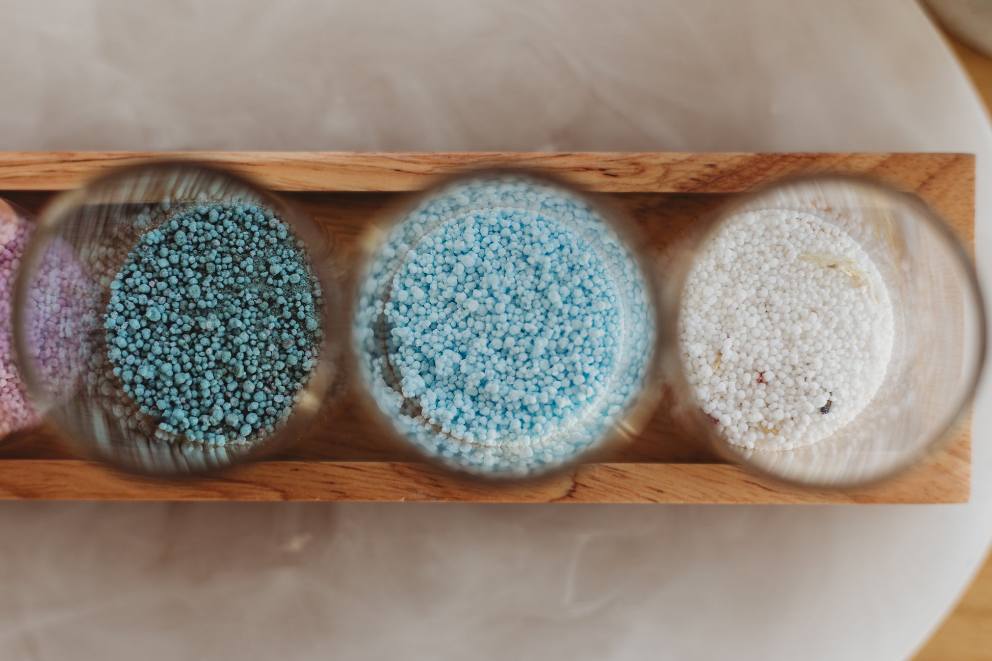 icy waters light pastel blue sensory potion kit fizz 250g the saltwater collective
