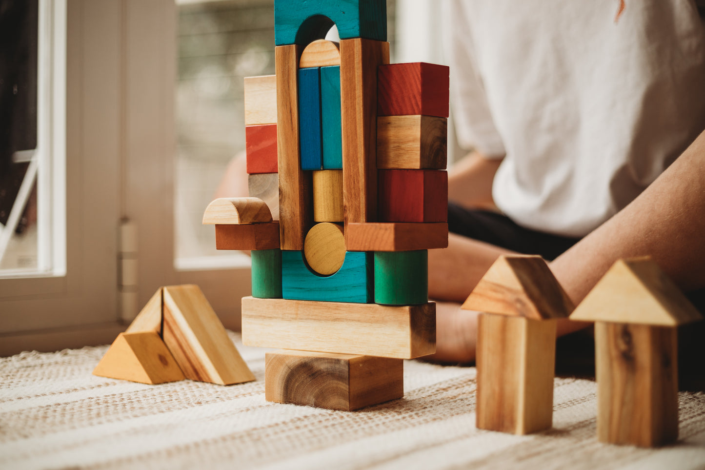 Natural Colour Wooden Blocks