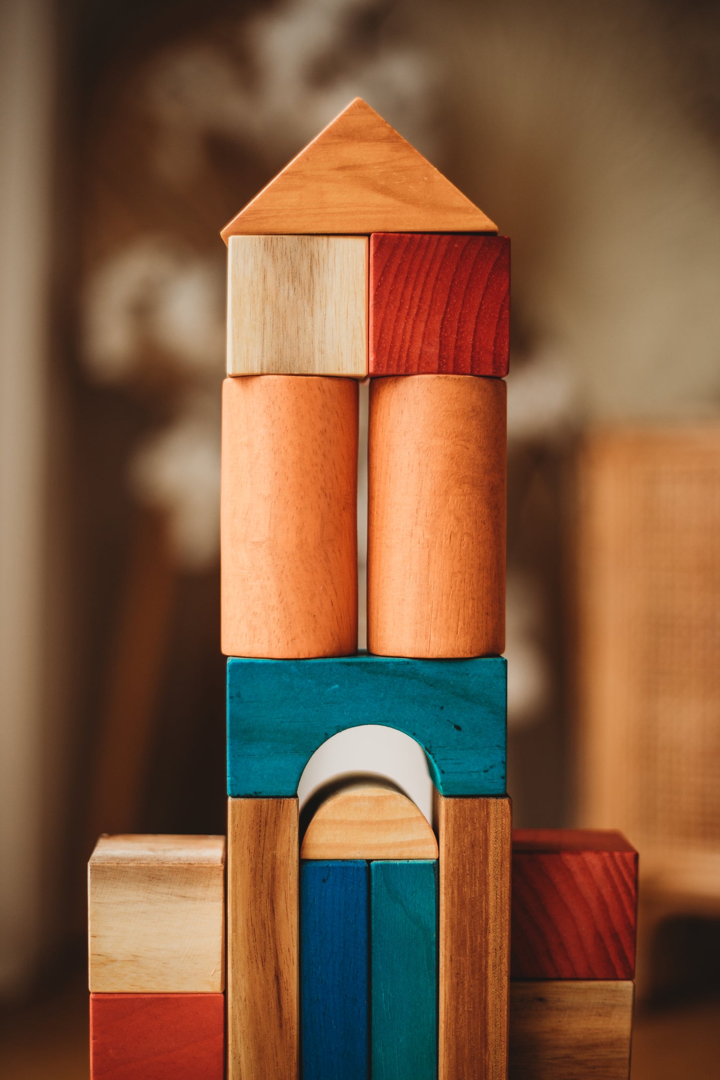 Natural Colour Wooden Blocks