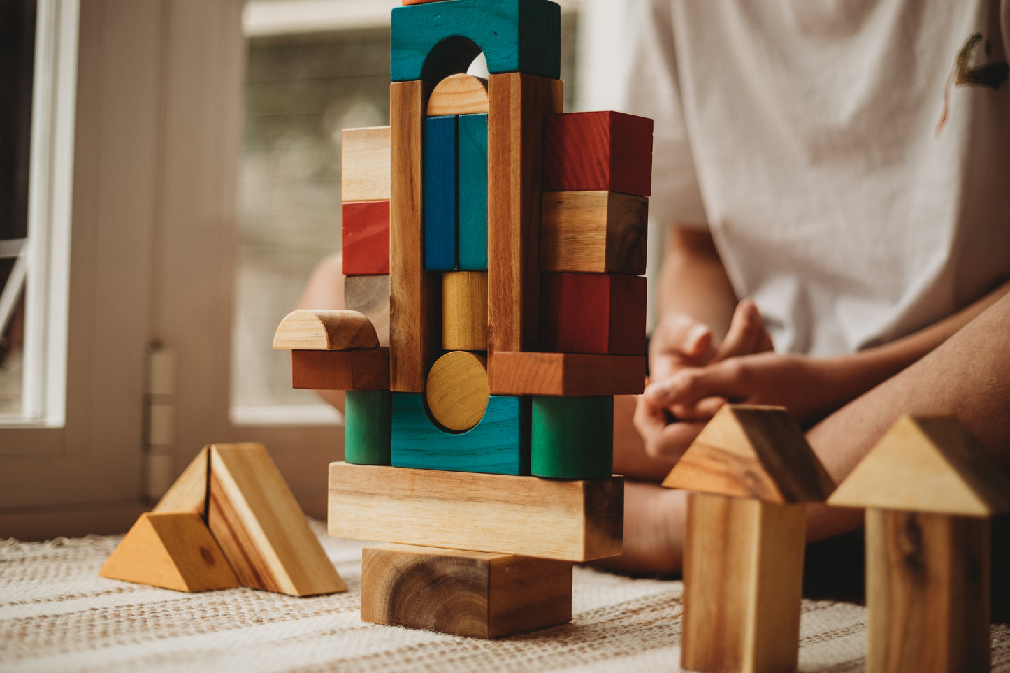 Natural Colour Wooden Blocks