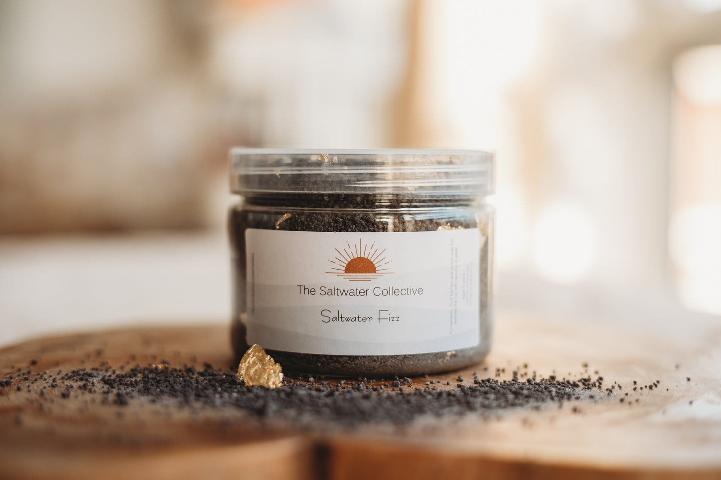 midnight zone black gold foil halloween sensory potion kit fizz 250g the saltwater collective bath bomb fizzy bubble