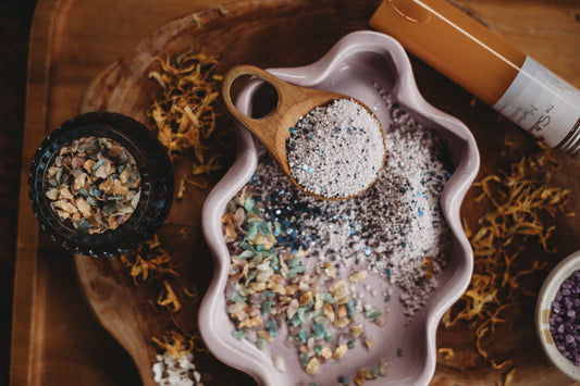 purple clam lilac saltwater fizz potion kit