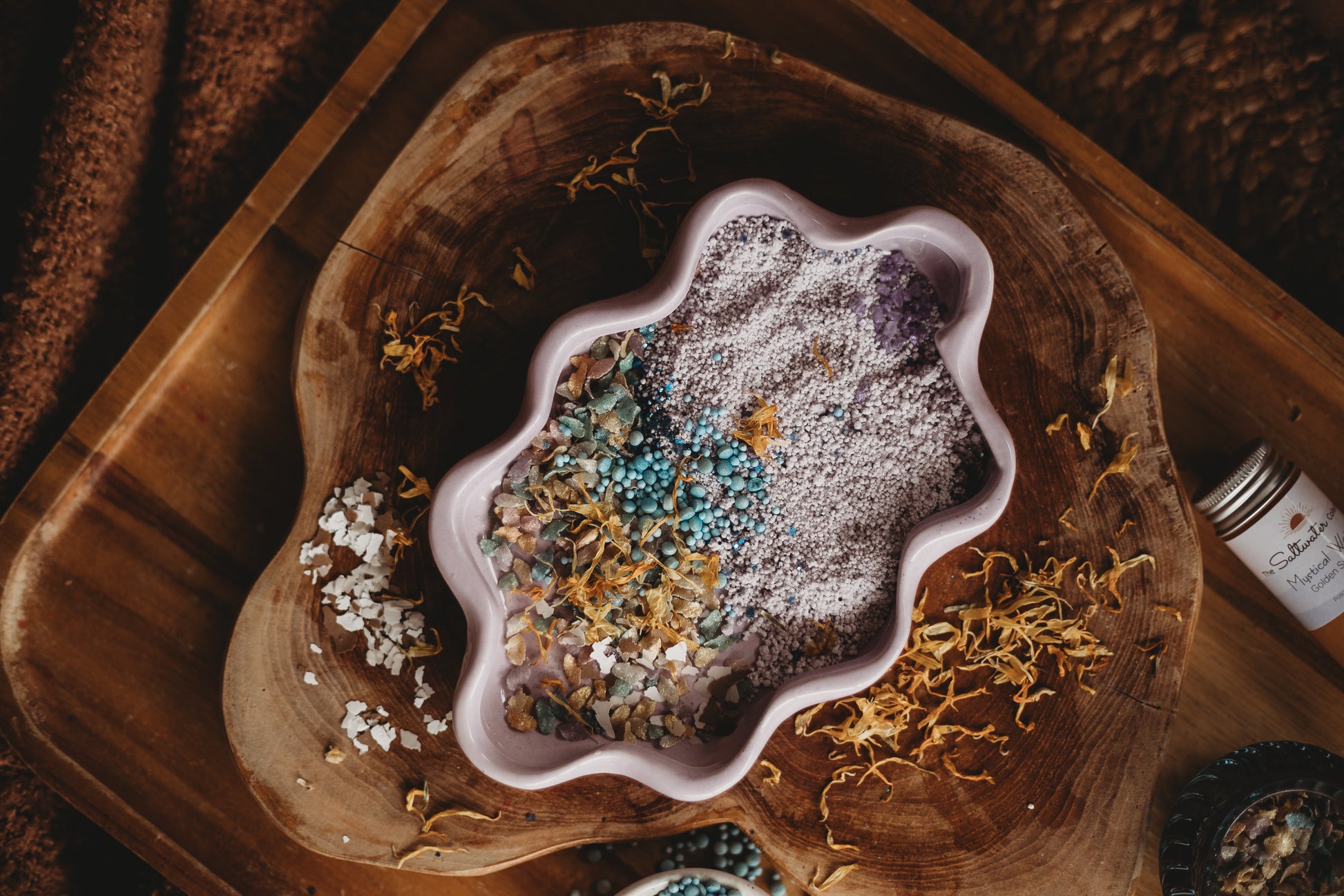 purple clam lilac saltwater fizz potion kit