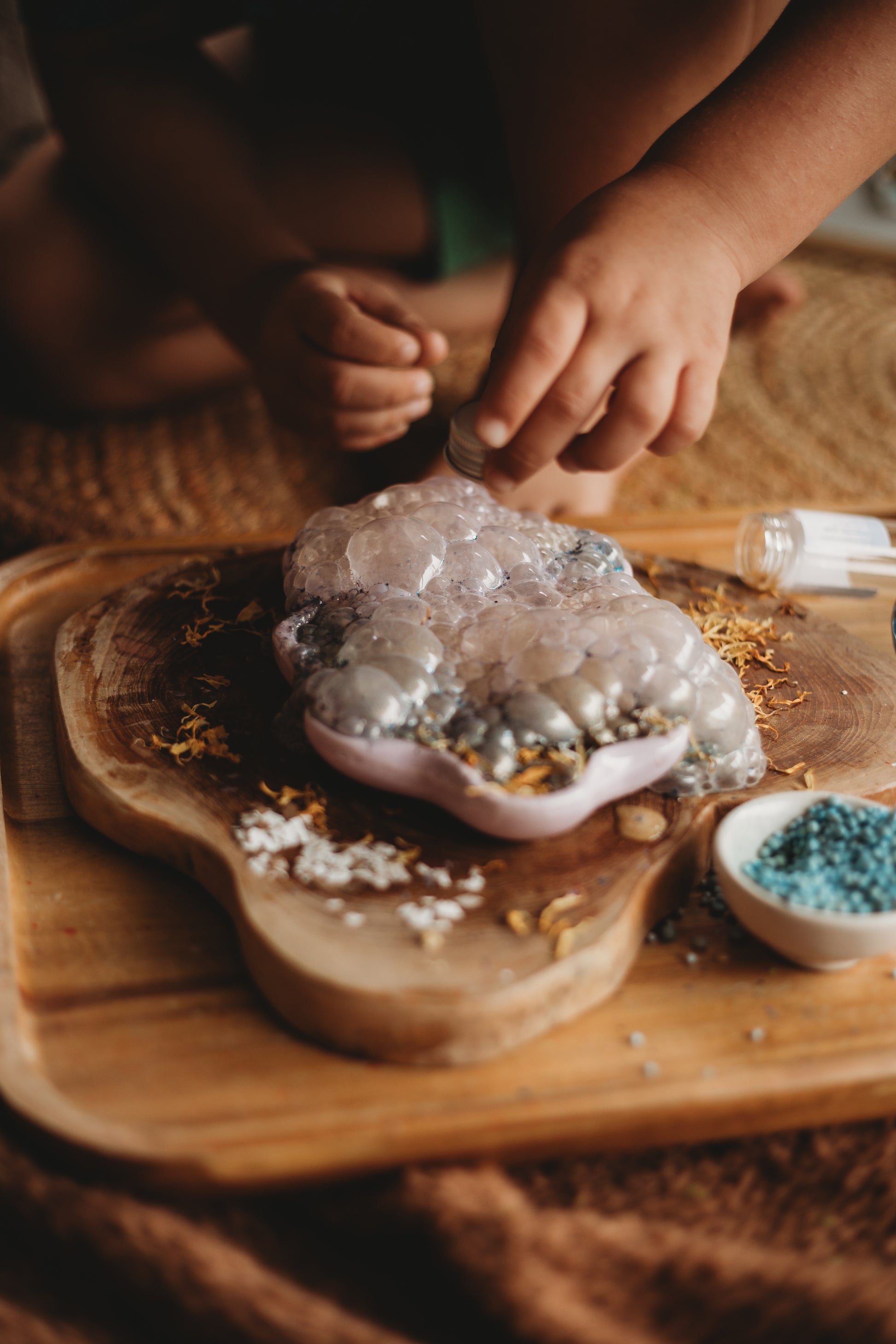 purple clam lilac saltwater fizz potion kit