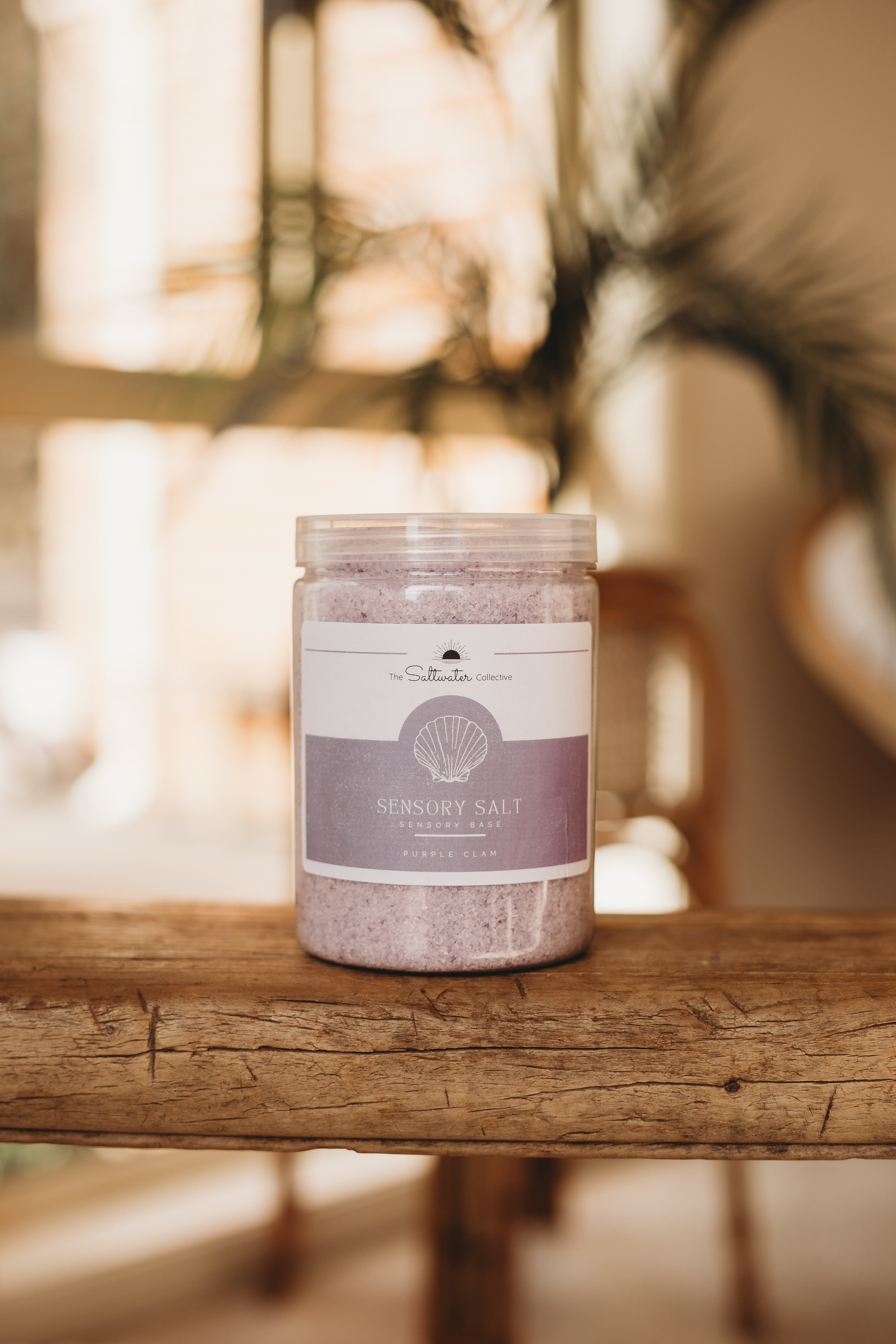 Photo inspiration: Picture Idea: Purple Clam Sensory Salt