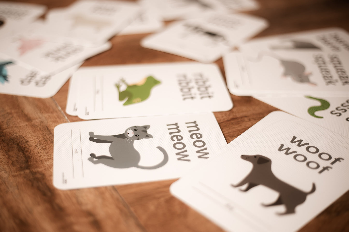 Animal Sounds Flash Cards Two Little Ducklings