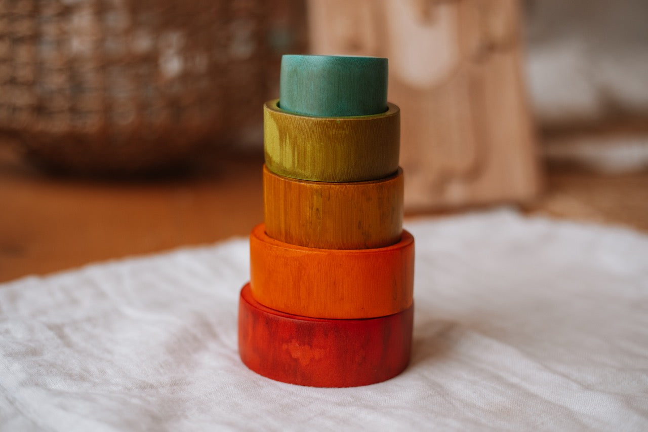 Bamboo Stacking Rings qtoys the saltwater collective