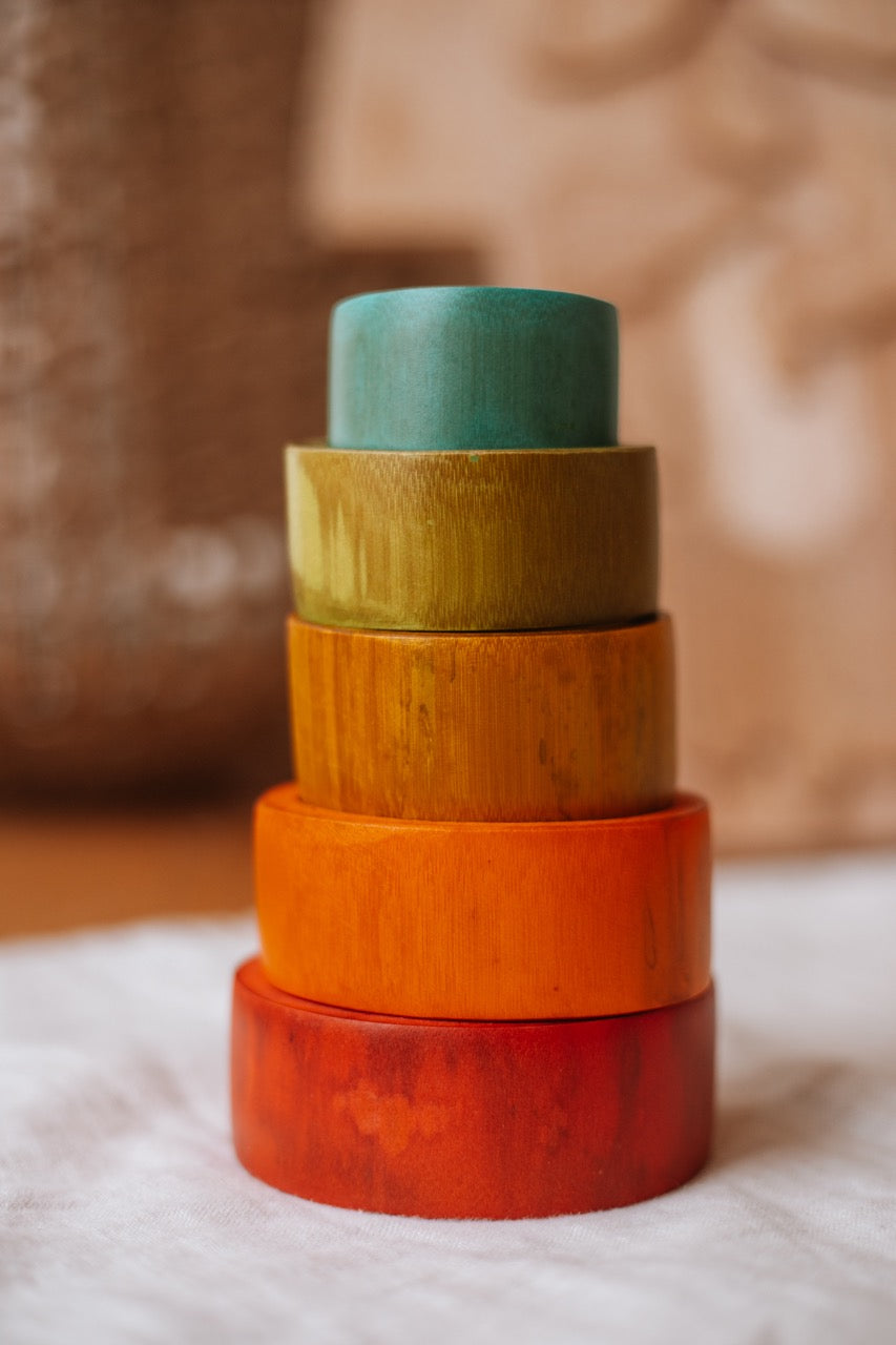 Bamboo Stacking Rings qtoys the saltwater collective
